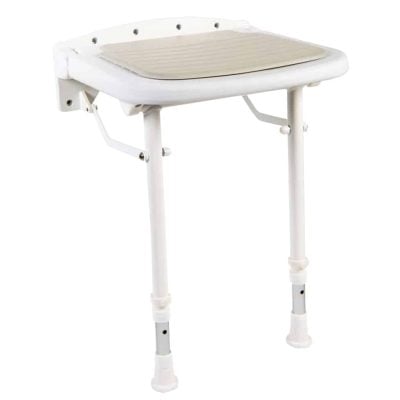 Siège de douche pliant avec assise confort
