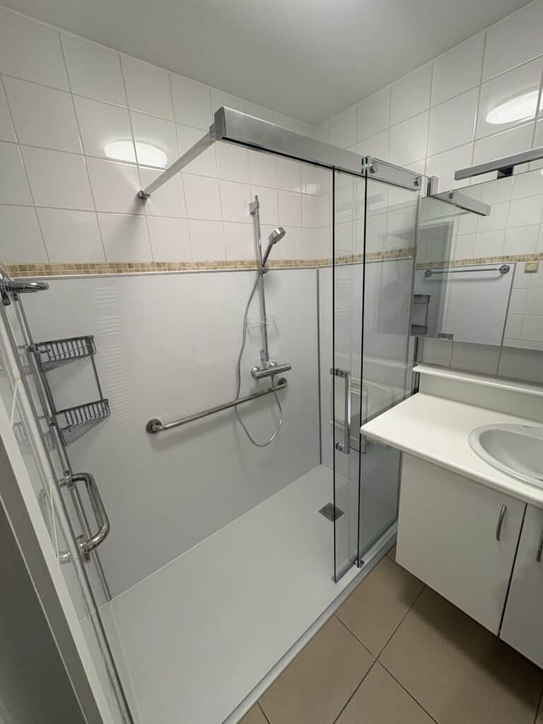 Douche Ultima Brillant — réalisation Hyseco